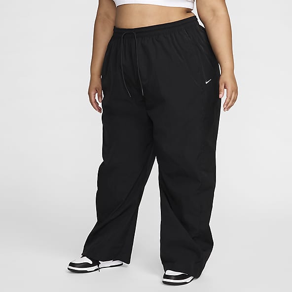 High Waisted Black UV Protective Tracksuit Bottoms. Nike